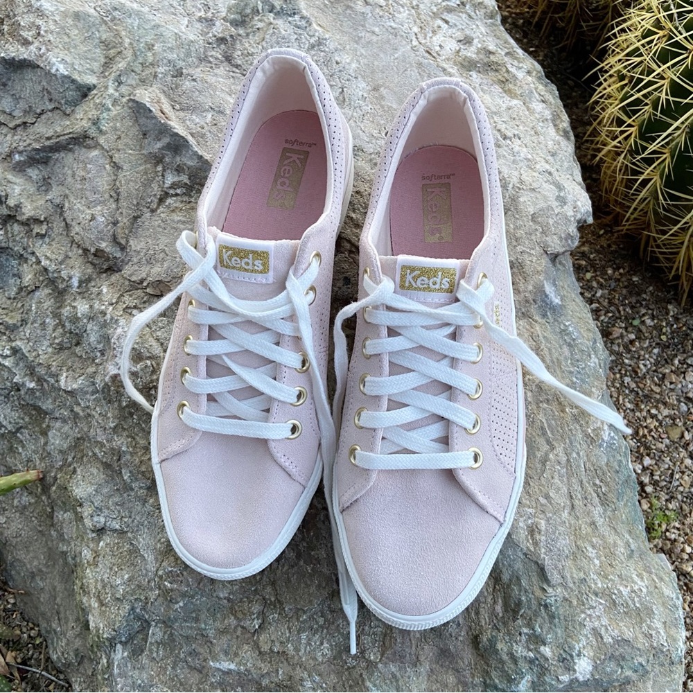 Sneakers KEDS Jump Kick Blush Faux Suede 💗 Excellent Condition